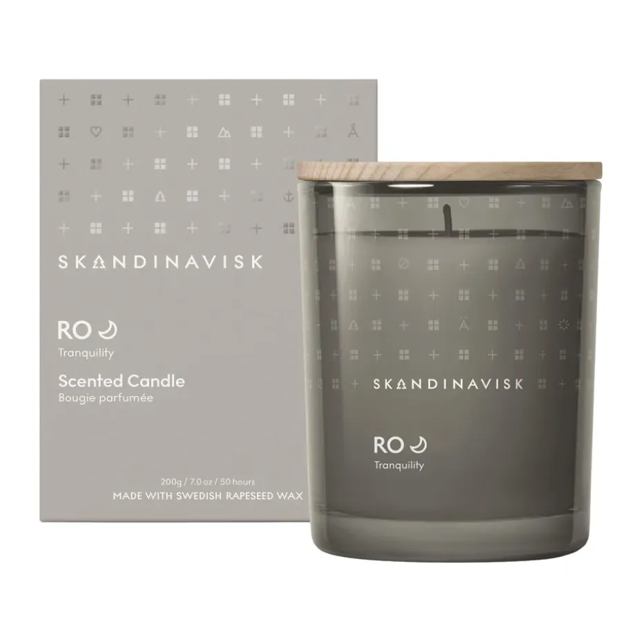 Vela perfumada con tapa Ro, 200 g