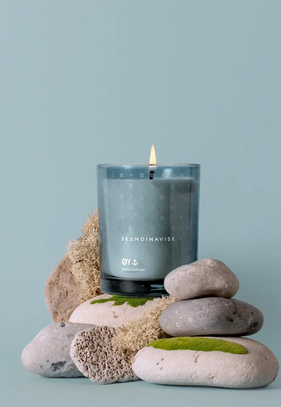 Vela perfumada con tapa Øy, 200 g