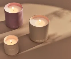 Vela perfumada Design Letters Ø8 cm, Love-lavender