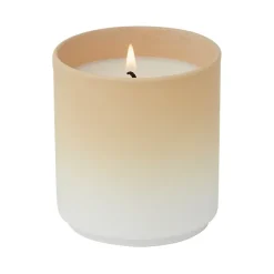 Vela perfumada Design Letters dip dye Ø8 cm, Beige