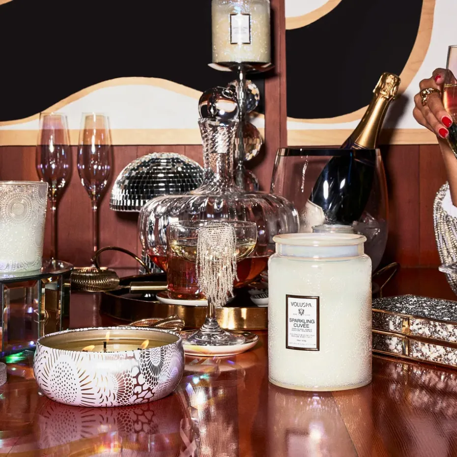 Vela perfumada en bote de cristal 100 horas, Sparkling Cuvée