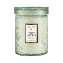 Vela perfumada en bote de cristal Japonica 50 horas, French Cade & Lavender