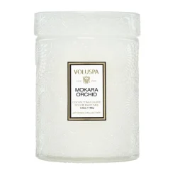 Vela perfumada en bote de cristal Japonica 50 horas, Orquídea Mokara