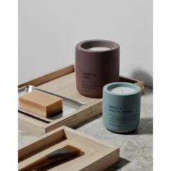 Vela perfumada Fraga 24 horas, Rose & White Musk-Flintstone