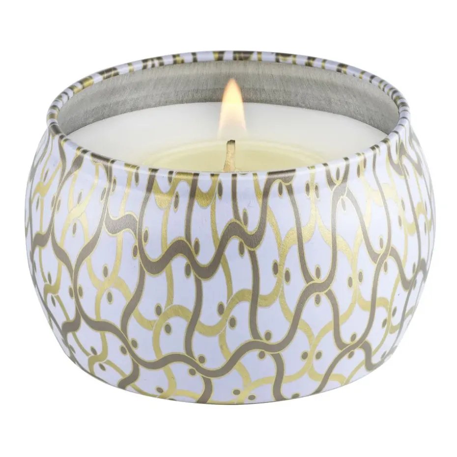 Vela perfumada Maison Blanc Mini Tin 25 horas, Suede Blanc