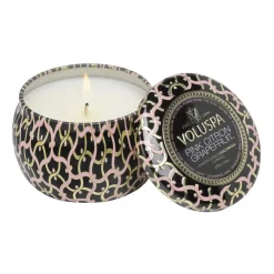 Vela perfumada Maison Noir Mini Tin 25 horas, Pink Citron Grapefruit