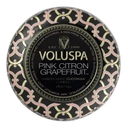 Vela perfumada Maison Noir Mini Tin 25 horas, Pink Citron Grapefruit