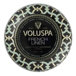 Vela perfumada Maison Noir Mini Tin 25 horas, French Linen