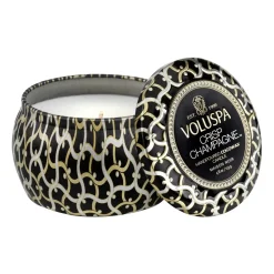 Vela perfumada Maison Noir Mini Tin 25 horas, Crisp Champagne