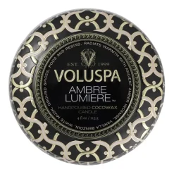 Vela perfumada Maison Noir Mini Tin 25 horas, Ambre Lumiere