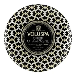 Vela perfumada Maison Noir 3-wick Tin 40 horas, Crisp Champagne