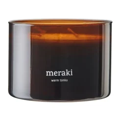 Vela perfumada Meraki, 60 horas, Warm tonka