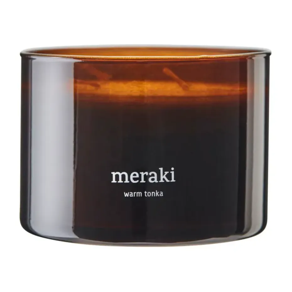 Vela perfumada Meraki, 60 horas, Warm tonka