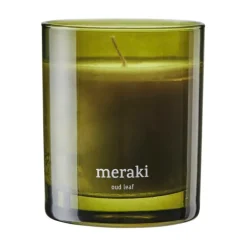 Vela perfumada Meraki, 35 horas, Oud leaf