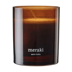 Vela perfumada Meraki, 35 horas, Warm tonka