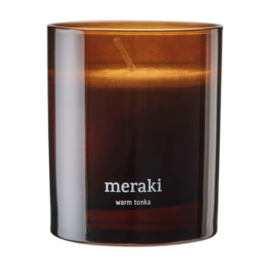 Vela perfumada Meraki, 35 horas, Warm tonka