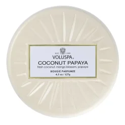 Vela perfumada Vermeil Mini Tin 25 horas, Coconut Papaya