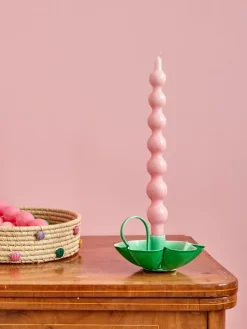 Vela Rice 30,2 cm, 2-pack, Rosa suave