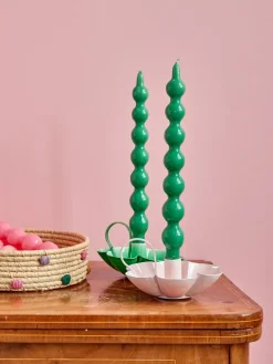 Vela Rice 30,2 cm, 2-pack, Verde