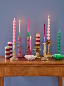 Vela Rice 30,2 cm, 2-pack, Verde