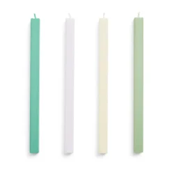 Vela Square Candl mix 4-pack, Pastel