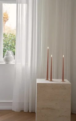 Velas LED ester & erik, 2-pack, 20 Rosy caramel, 40 cm