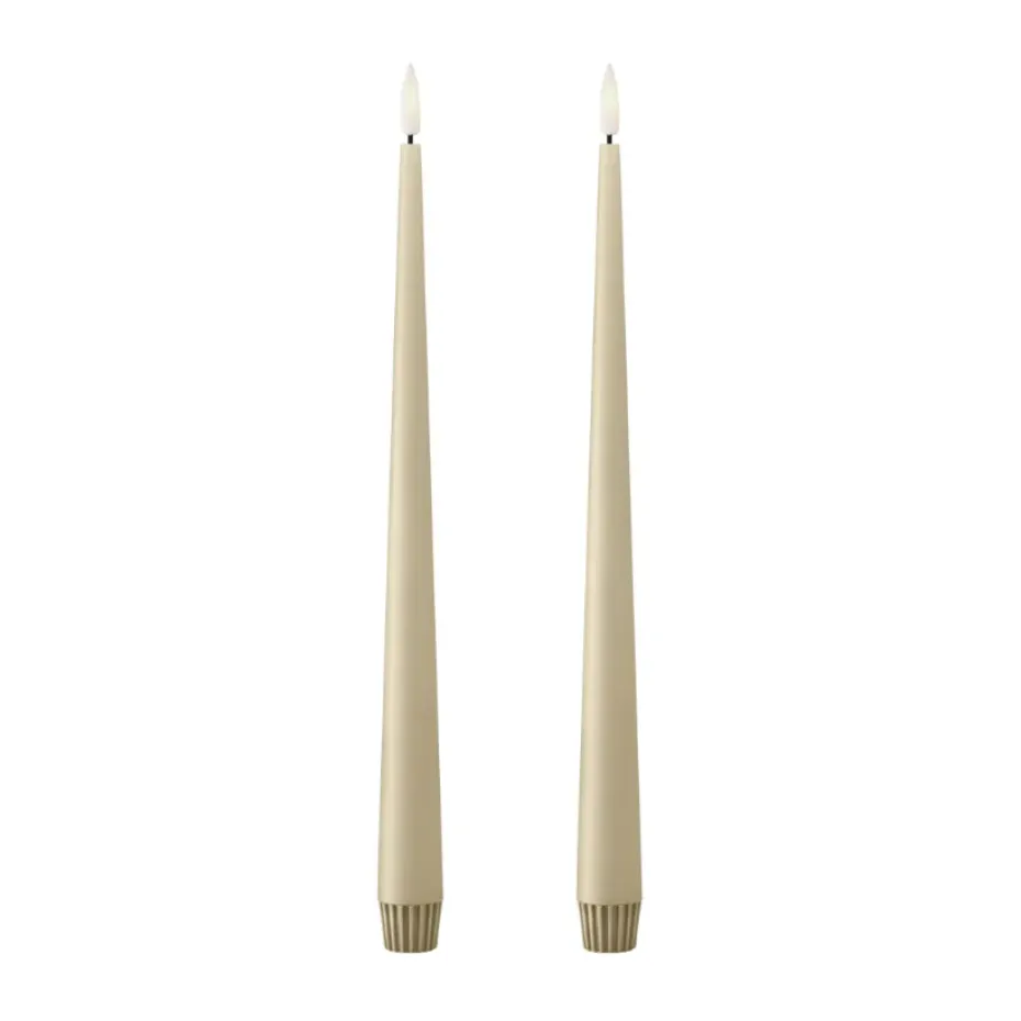 Velas LED ester & erik, 2-pack, 14 Pale ginger , 30 cm