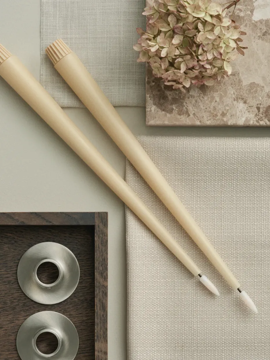 Velas LED ester & erik, 2-pack, 14 Pale ginger , 30 cm