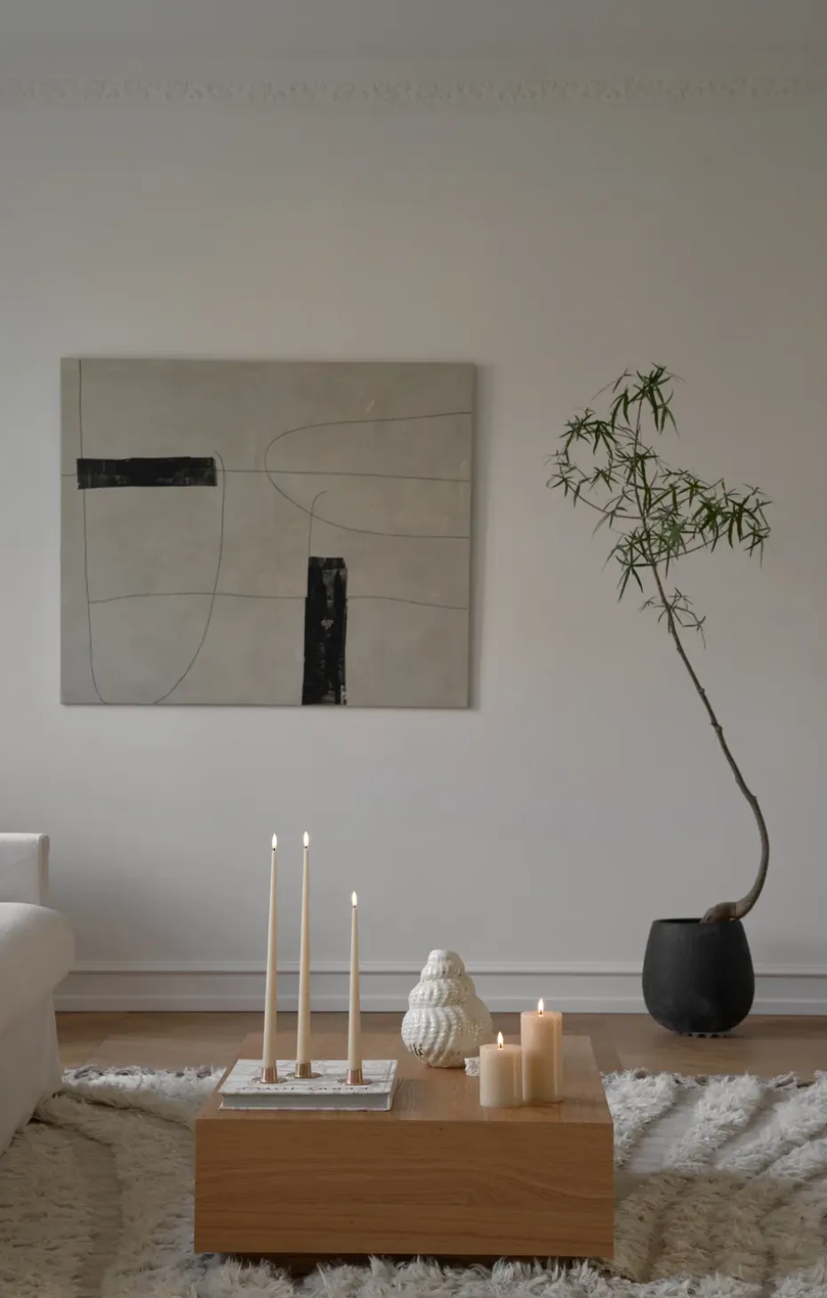 Velas LED ester & erik, 2-pack, 14 Pale ginger , 30 cm