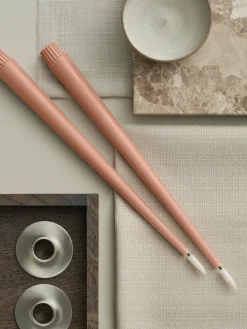 Velas LED ester & erik, 2-pack, 20 Rosy caramel , 30 cm