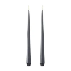 Velas LED ester & erik, 2-pack, 74 Dark Slate , 30 cm