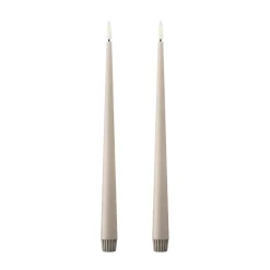 Velas LED ester & erik, 2-pack, 22 Linen Grey , 30 cm