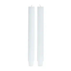 Velas Livissia 24,5 cm, 2-pack, Blanco