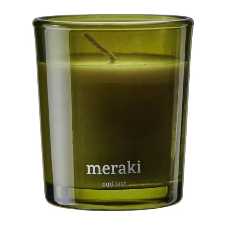 Velas perfumadas 12 horas Meraki 12, 2-pack, Oud leaf