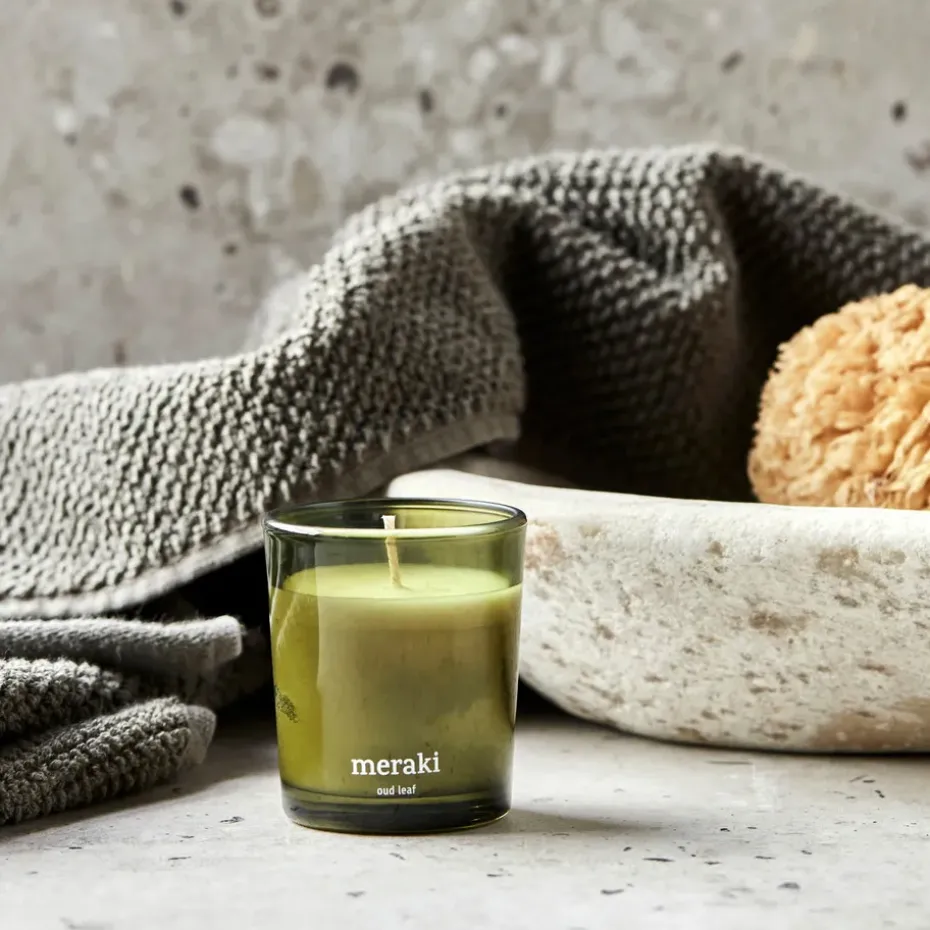Velas perfumadas 12 horas Meraki 12, 2-pack, Oud leaf