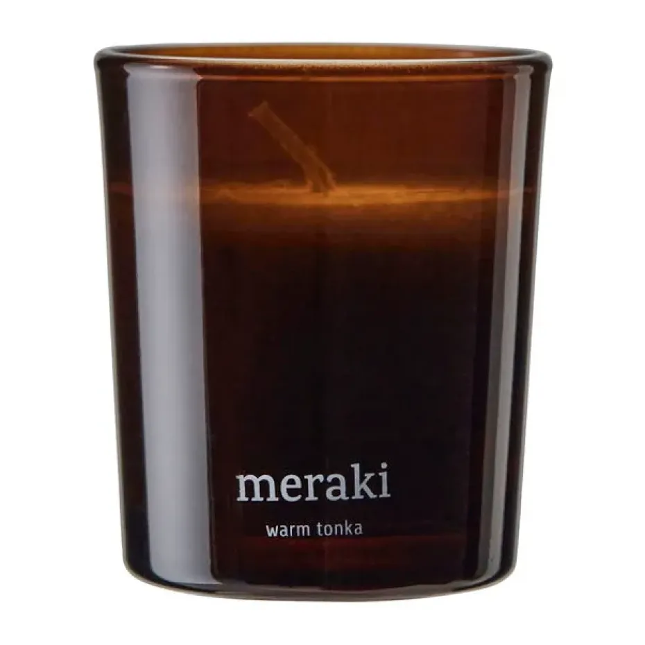 Velas perfumadas 12 horas Meraki 12, 2-pack, Warm tonka