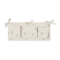 Viola Satin bolsillo acolchado para cama, 18x43 cm