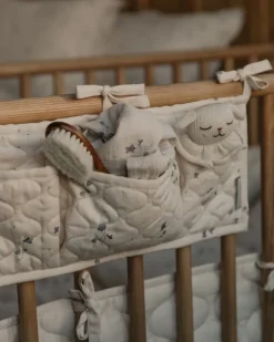 Viola Satin bolsillo acolchado para cama, 18x43 cm