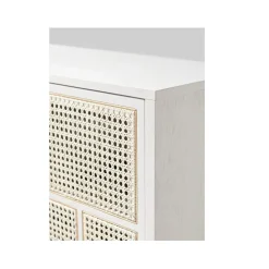 Vitrina Air, Blanco, ratán