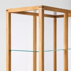 Vitrina Japanese grande, Roble aceitado en tono cálido