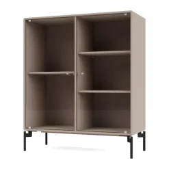 Vitrina Ripple II 69,6x82,2x30 cm, Mushroom-ben black