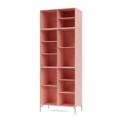 Vitrina Ripple IV 69,6x187,2x38 cm, Ruby-ben chrome