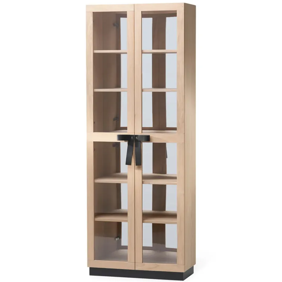 Vitrina The Bow, Roble aceitado blanco