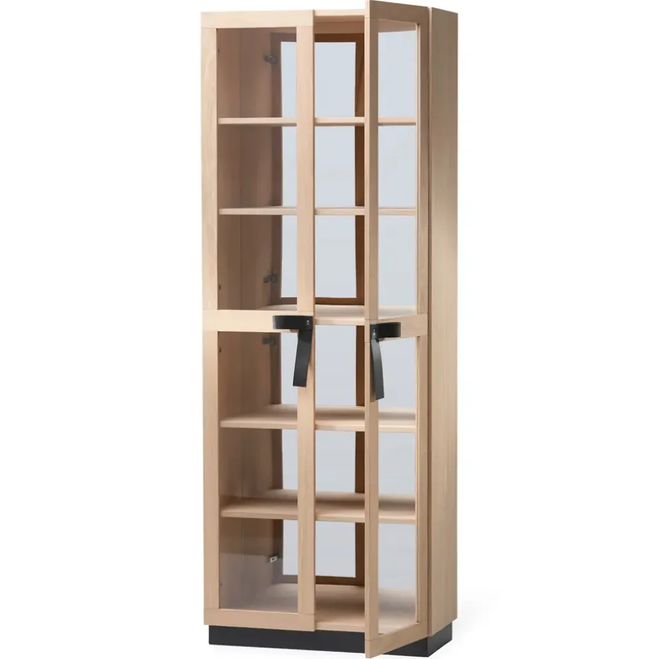 Vitrina The Bow, Roble aceitado blanco