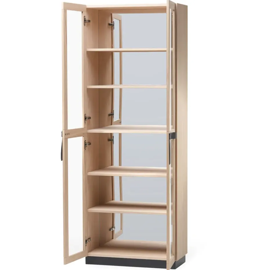 Vitrina The Bow, Roble aceitado blanco