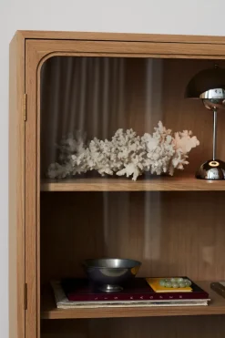 Vitrina Trace SC88 120x192x40 cm, Natural naturalal oak